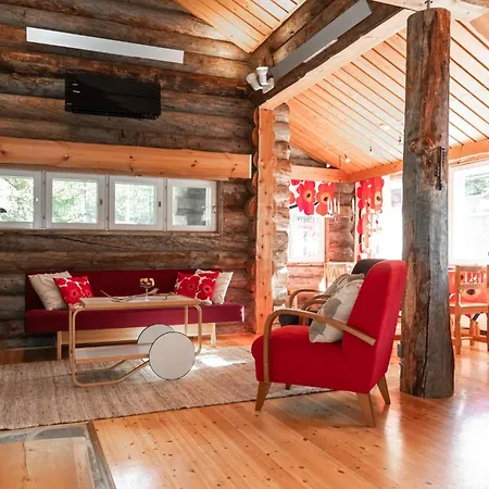 빌라 Villa Talvikolo - Spacious 2Br Cabin With Sauna *