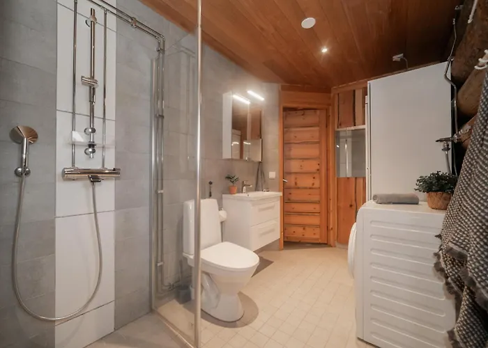 Villa Talvikolo - Spacious 2Br Cabin With Sauna 빌라 루카